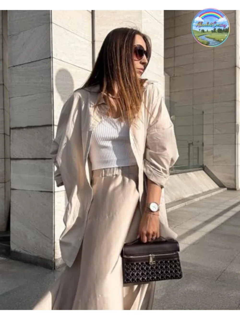 Vegan Leather Thea Top Handle Bag with Adjustable Crossbody Strap